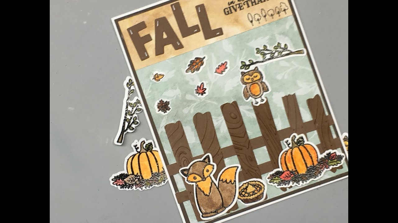 Fall Card - Give Thanks Stamp Set
