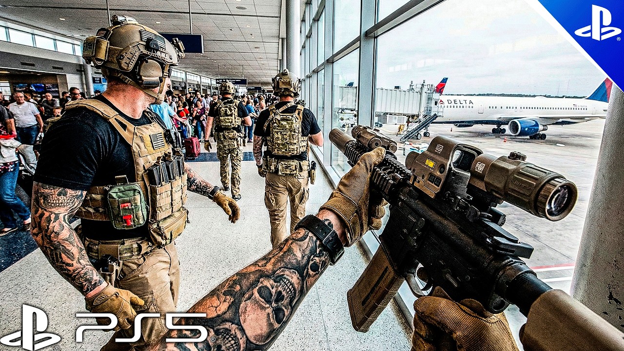 Русские вторглись и сбили самолёт с мирными жителями | Реалистичная Call of Duty PS5 4K