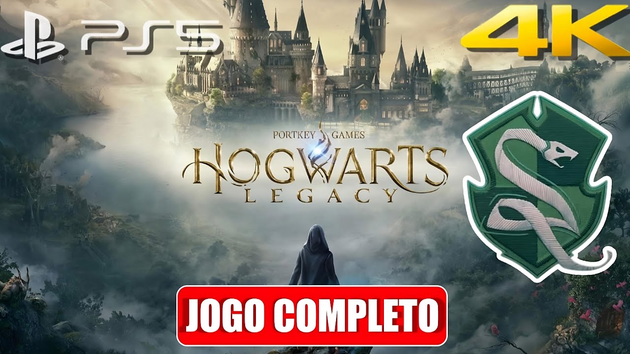 Hogwarts Legacy: Sonserina Jogo Completo Sem Coment&aacute;rio 4K 60 fps [PS5] - PT-BR Dublado