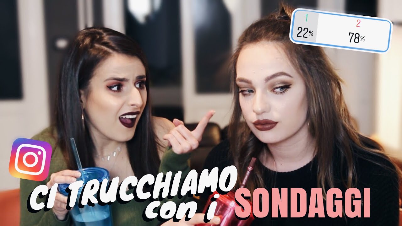 CI TRUCCHIAMO CON I SONDAGGI DI INSTAGRAM 😯 || K4U.