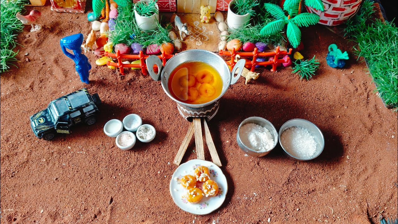 Miniature Badhusha | Tiny & Miny’s Deepavali Memories | Sweet Festival Story | Mini-Bee’s Kitchen 🪔✨