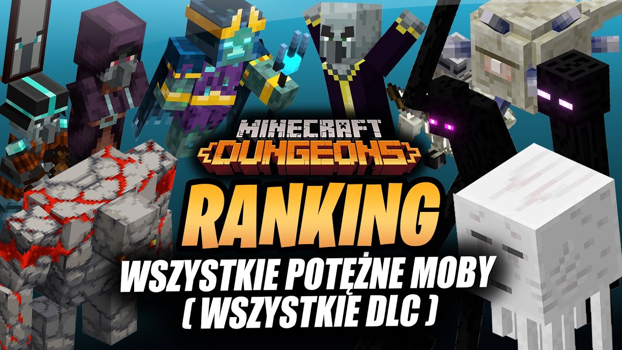 RANKING MINI BOSSÓW w Minecraft Dungeons (WSZYSTKIE DLC)