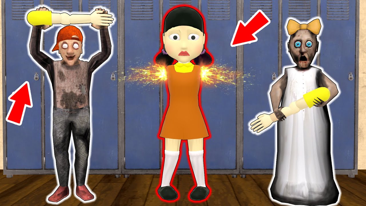 Granny and Doll, Piggy vs Bad Baldi and Grandpa - funny horror animation (p.229)
