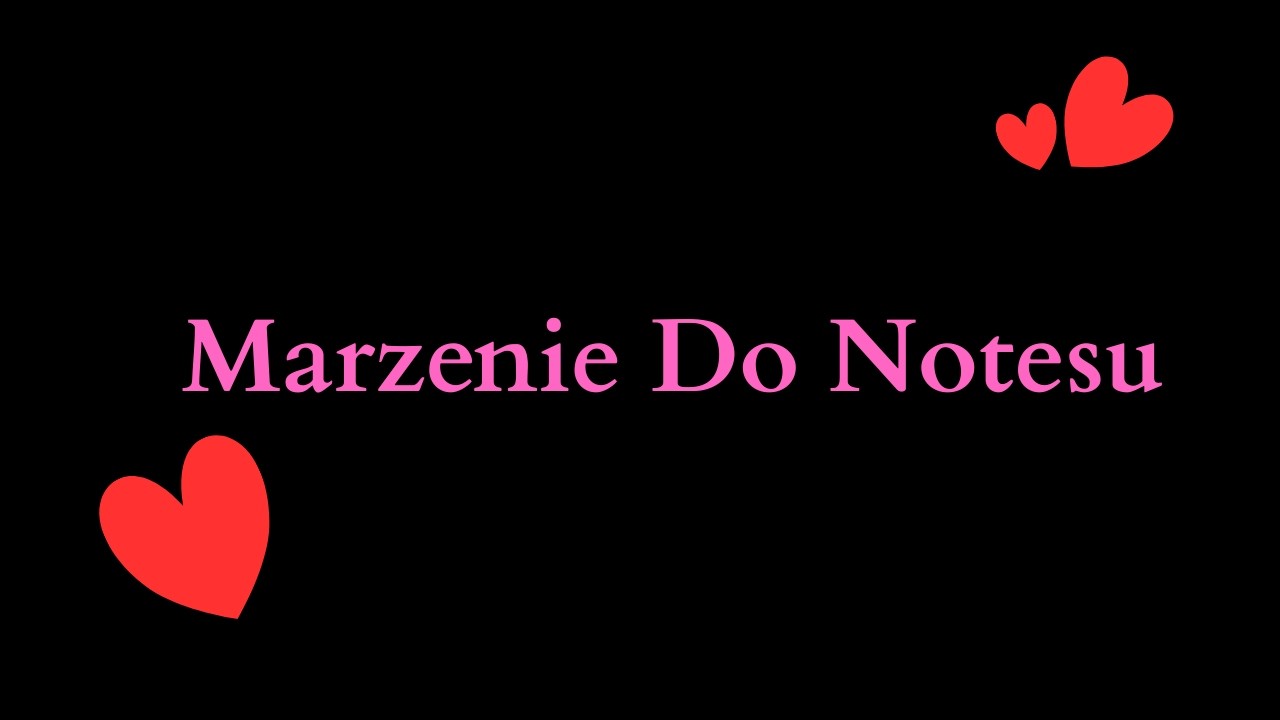 Marzenie Do Notesu | Official Music Clip