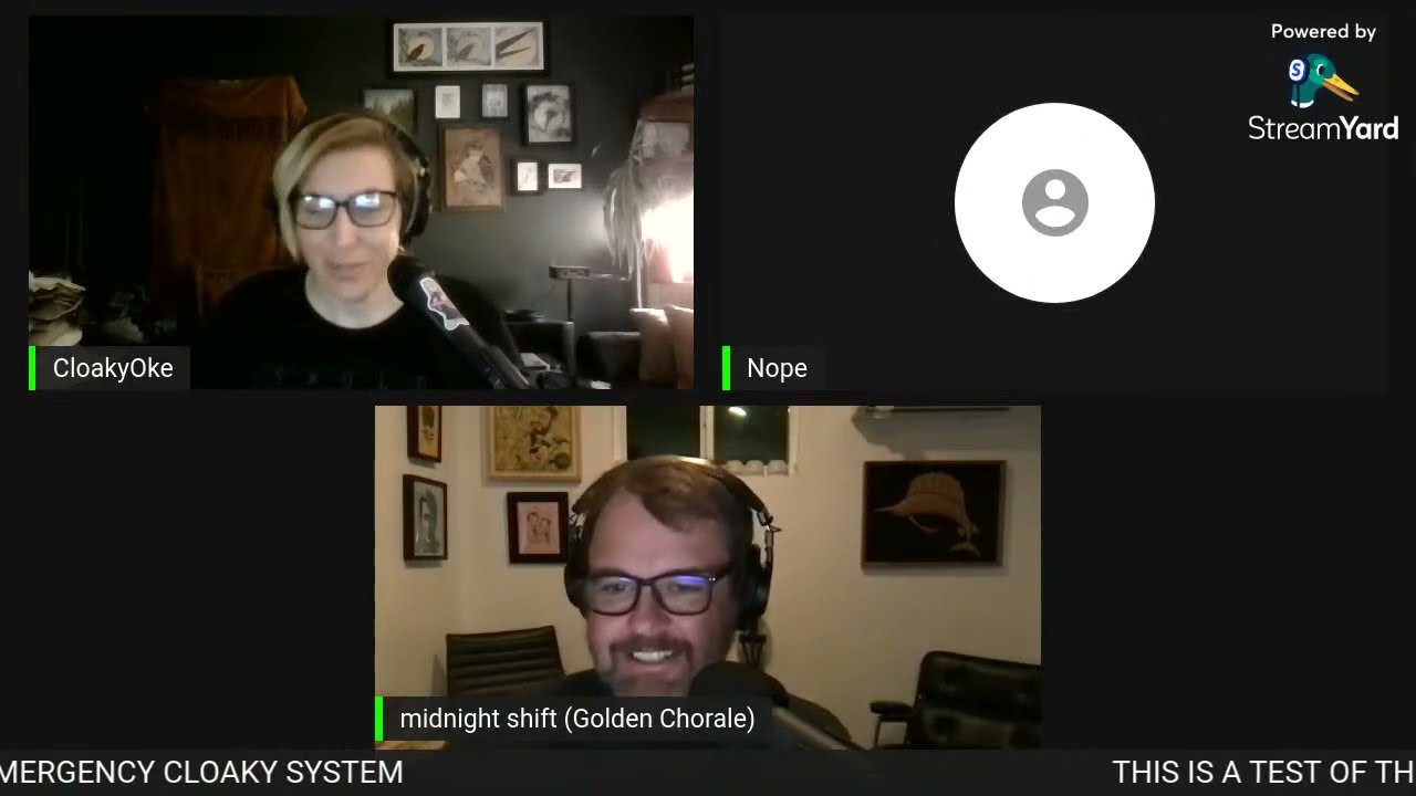 Friday Karaoke Test Run w/ CloakyOke & Pals