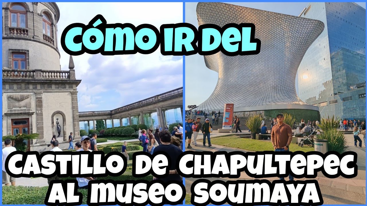 Cómo llegar del Castillo de Chapultepec al Museo Soumaya en Polanco en CDMX ✅ #soumaya #chapultepec 