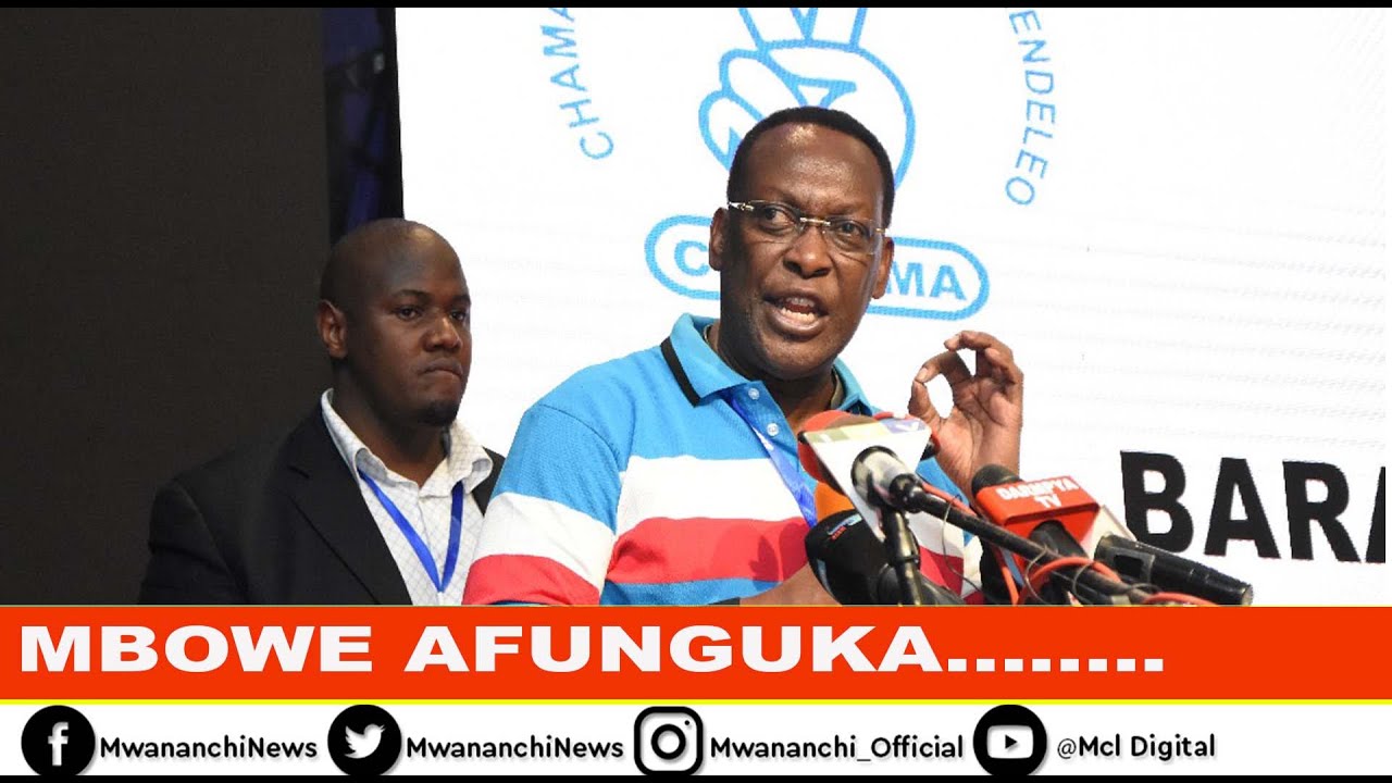 MWANZO MWISHO HOTUBA YA MBOWE AKIFUNGUA BARAZA LA CHADEMA TAIFA