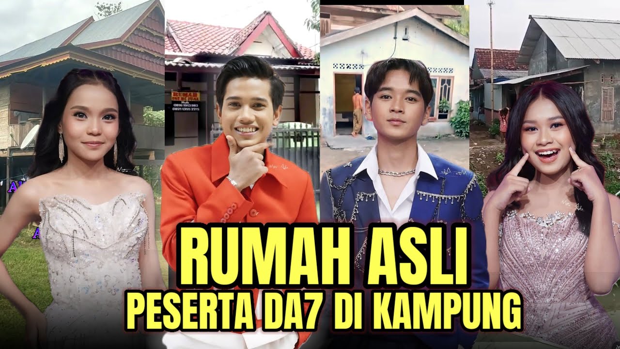 DATANG DARI KELUARGA SEDERHANA!! INILAH RUMAH ASLI DI KAMPUNG PESERTA DA7 TOP 8