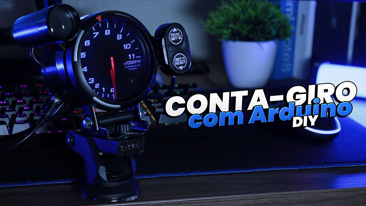 DIY CONTA-GIRO / TACÔMETRO USB para PC com ARDUINO