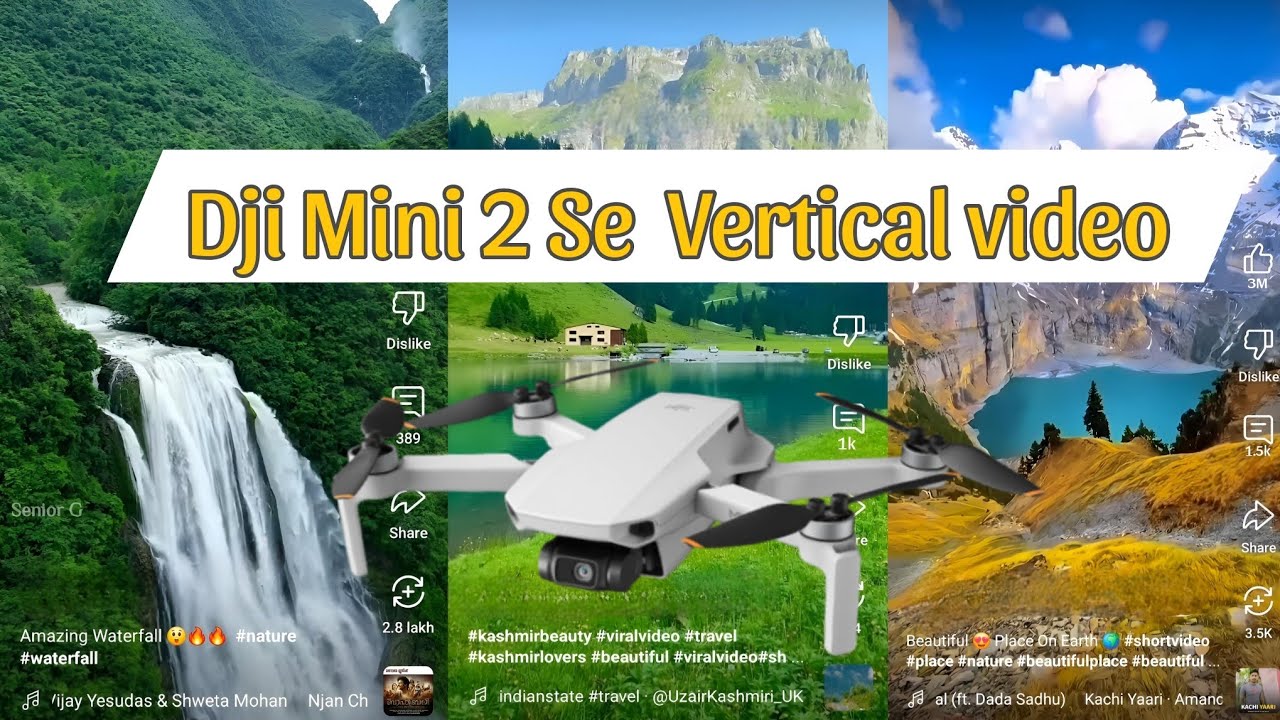 How to shoot vertical video in Dji Mini 2 Se Drone