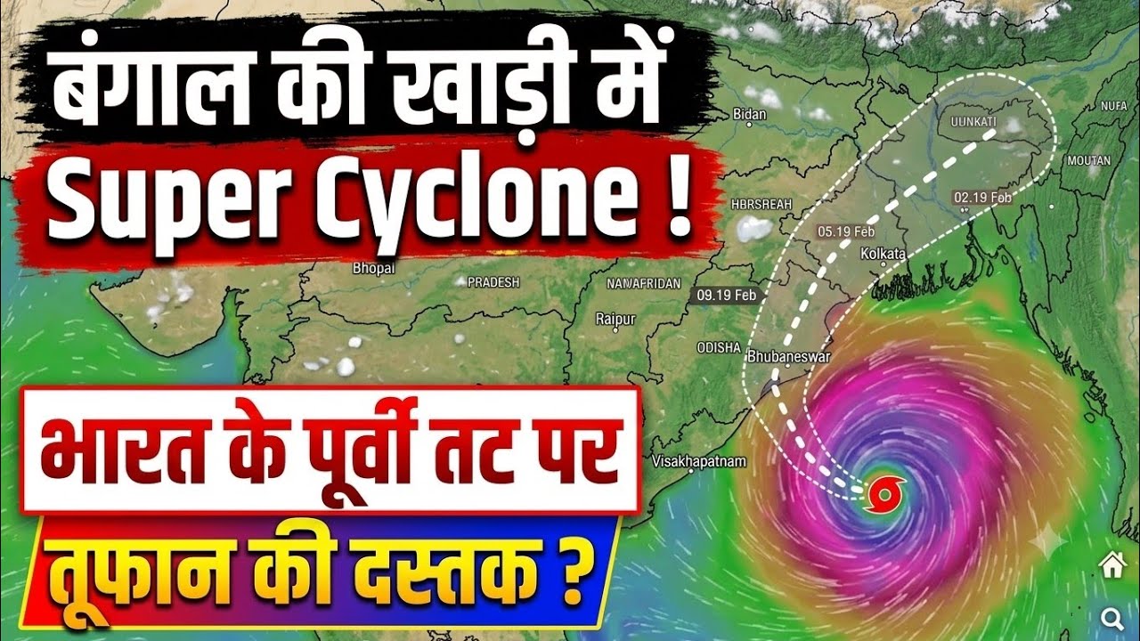 Super Cyclone; Severe Cyclone in the Bay of Bengal! Weather Scientists' Warning! 12 States at Risk!