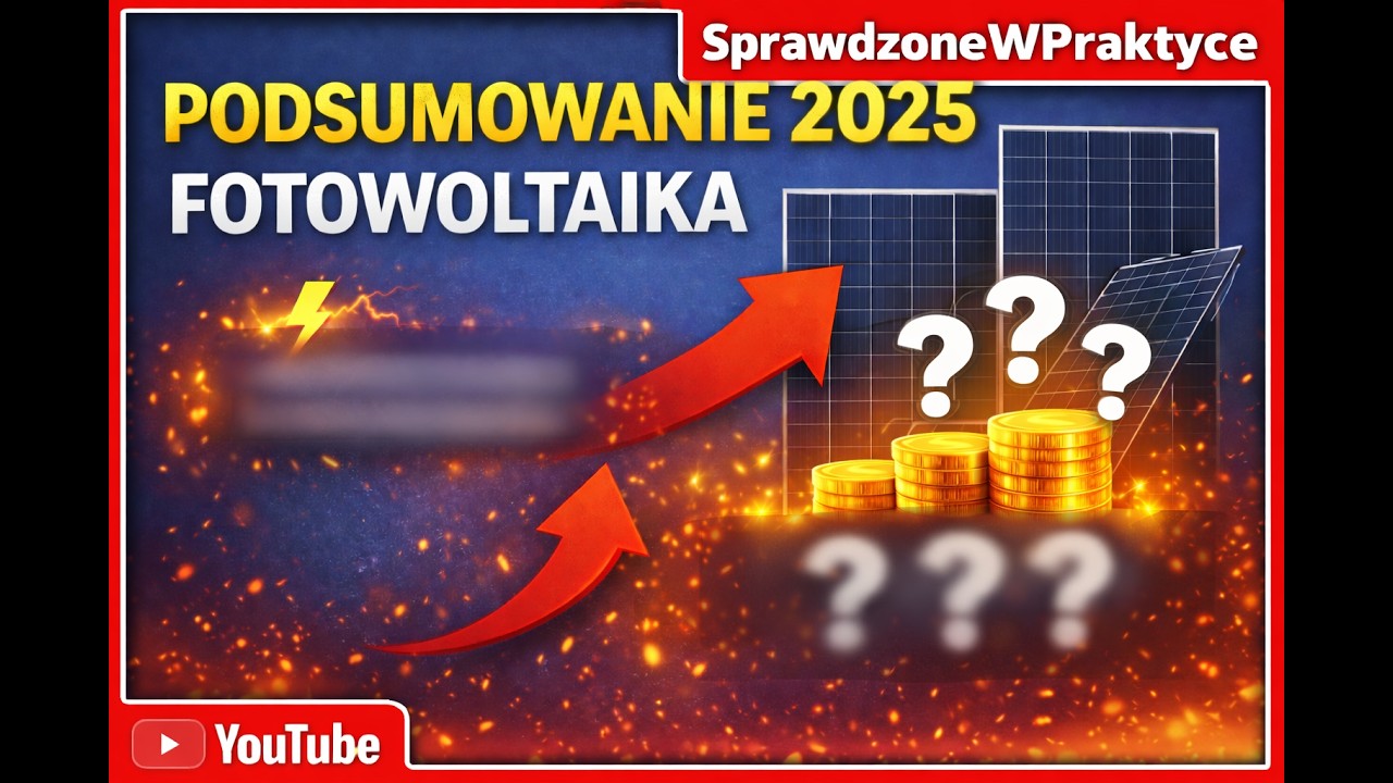 Fotowoltaika ON-GRID i OFF-GRID podsumowanie 2025 roku. Uzyski, oszczędności finansowe, rachunek.