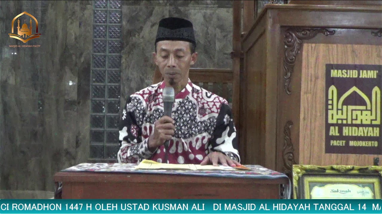 PENGAJIAN JELANG BERBUKA PUASA  BULAN SUCI ROMADHON MASJID AL HIDAYAH PACET  14  MARET  2026
