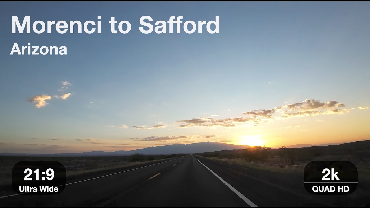 Morenci to Safford | 21:9 Aspect Ratio, 2k QHD Resolution