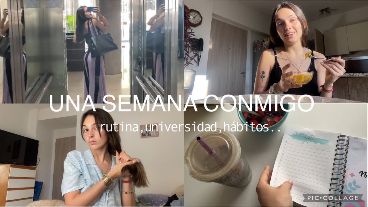 UNA SEMANA DE RUTINA EN MI VIDA | hábitos, universidad, exámenes, 24hs