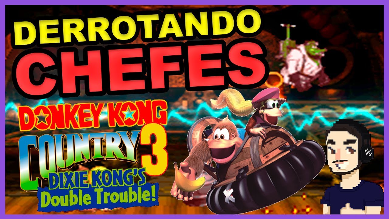 Como derrotar os Chefes de Donkey Kong Country 3 (SNES)