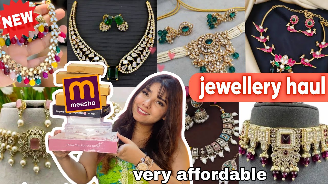 MEESHO Jewellery Haul | Most Affordable traditional Meesho haul | Jewellery Haul Starting at ₹169 ✨