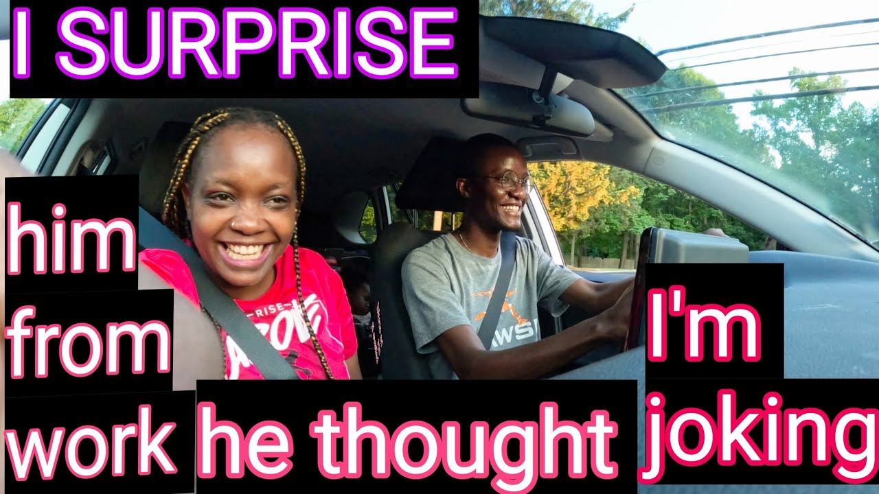 I SURPRISED MY KENYAN FAN FROM  WORK. I LET HIM DRIVE MY CAR  HOME USA 🇺🇸. 👏 👏 👏 👏