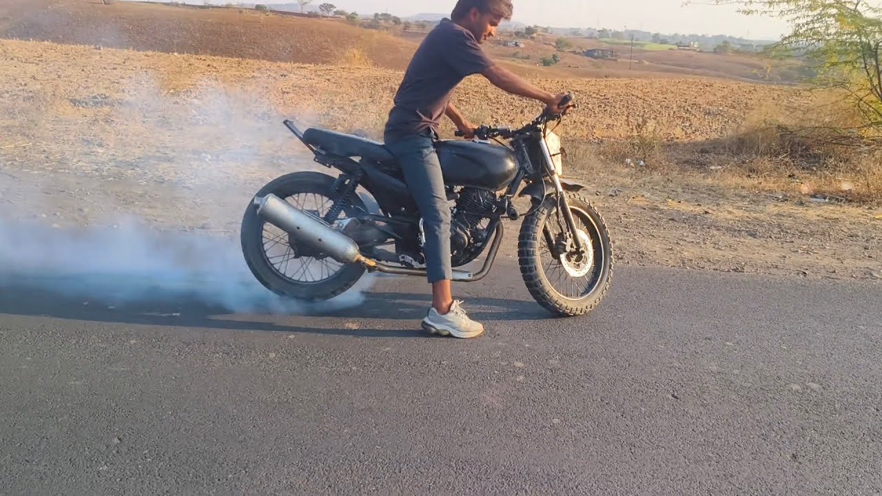 Rocky kya Khatarnak Dangerous Tyre Ghumaya  New Bike Vlog 