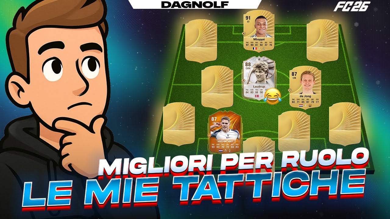 TATTICHE + SQUADRA RUOLO PER RUOLO || FC26