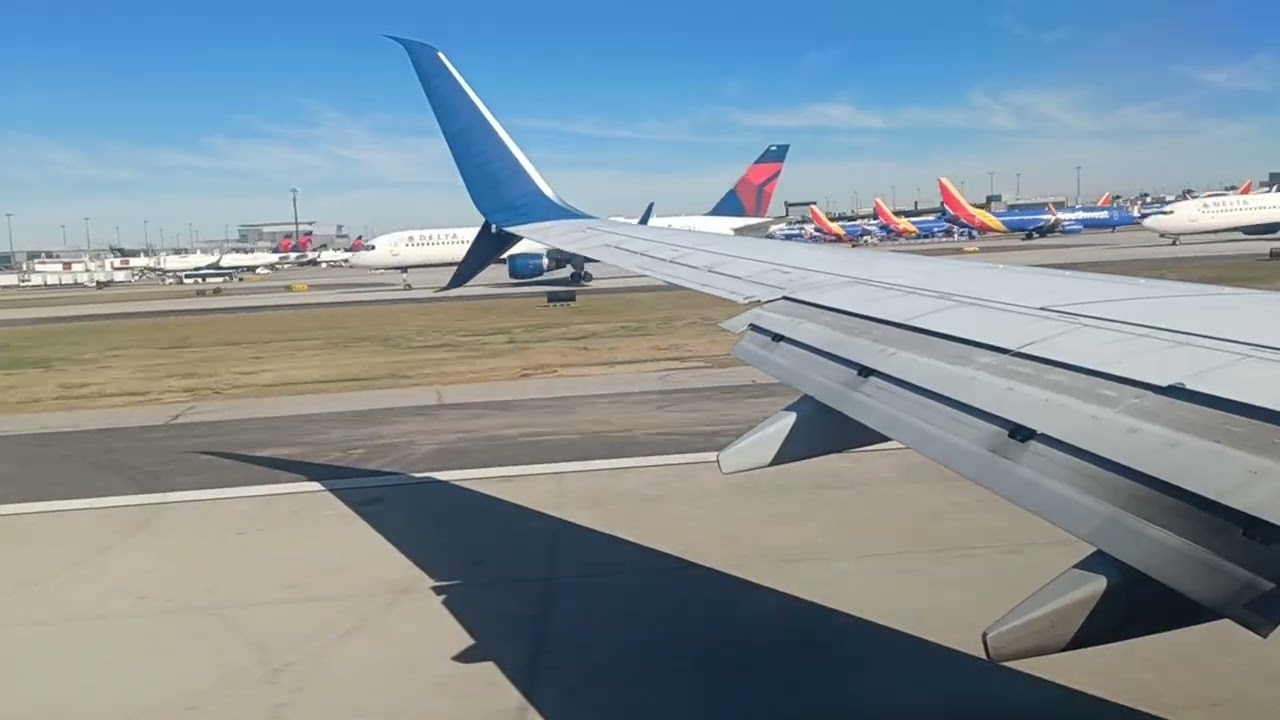 Take off from Atlanta Airport
