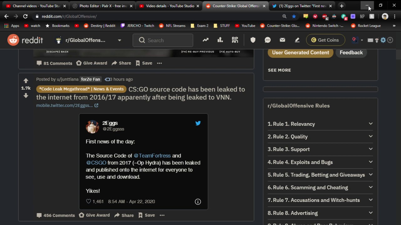 PSA: DO NOT OPEN CSGO OR TF2 (Source Code Leak)