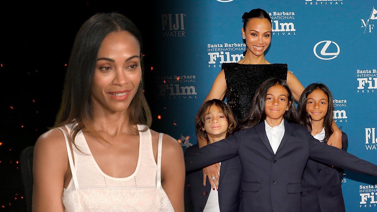 Why Zoe Saldaña's Kids Haven't Seen AVATAR (Exclusive)