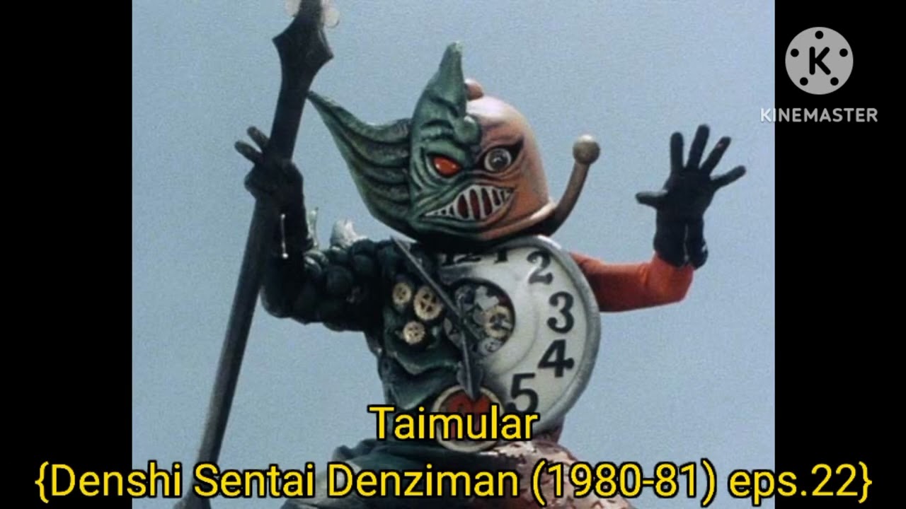 all Denshi Sentai Denziman monsters/villains