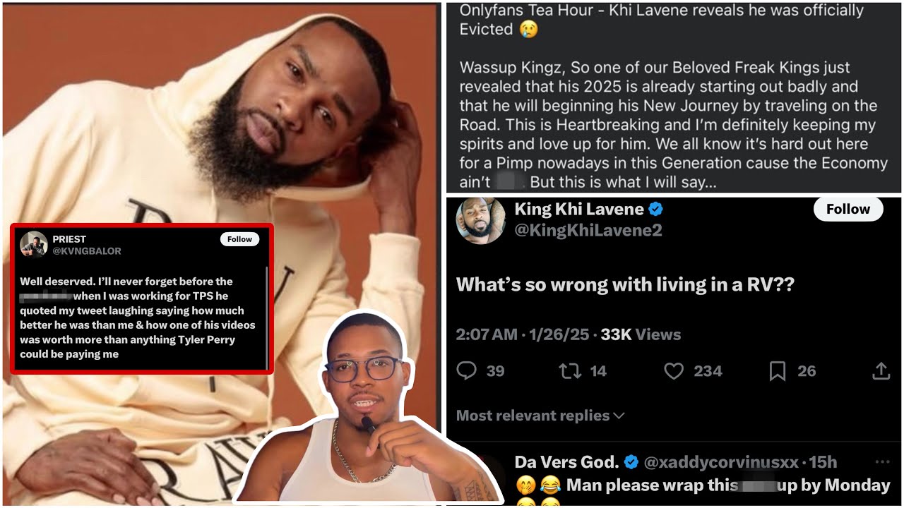 Khi Lavene Evicted From His Home  & Officially On The Road!