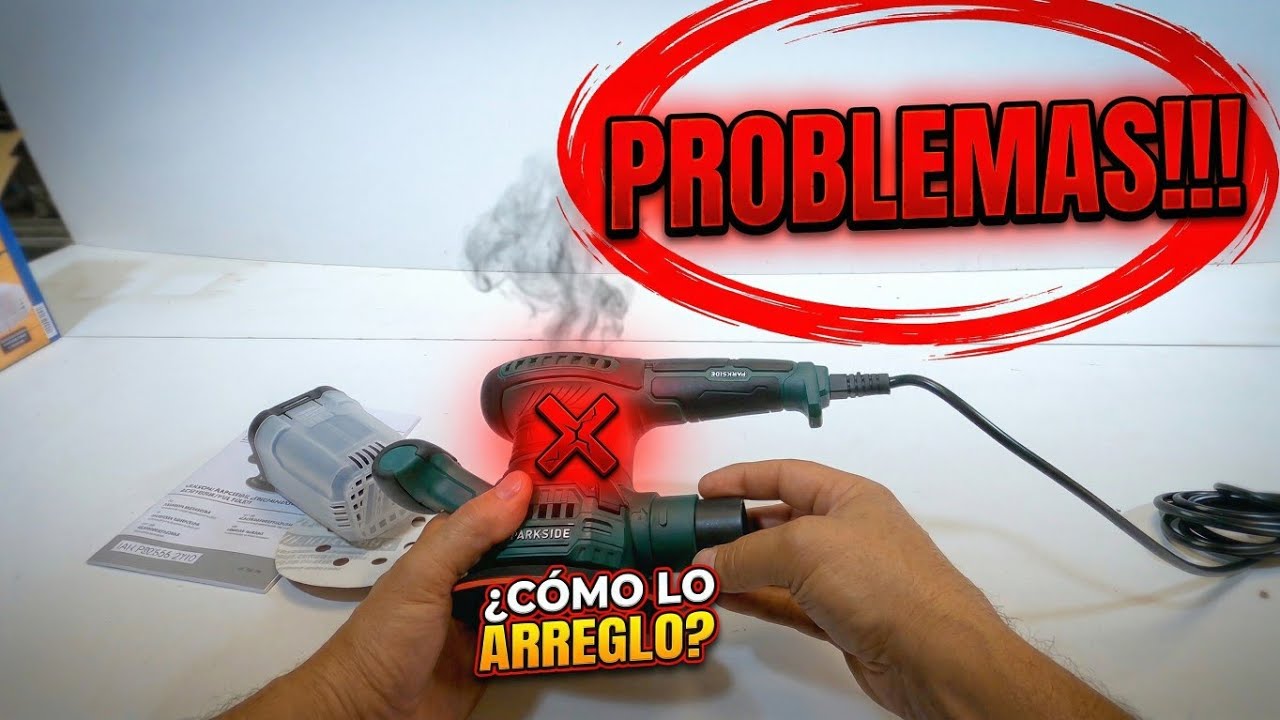 PARKSIDE LIXADORA ORBITAL PEXS 270 C3 com problemas
