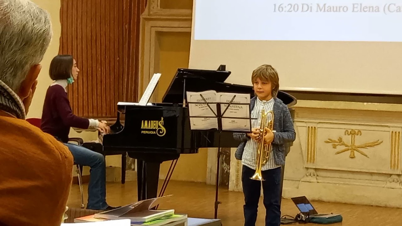 A. Diabelli: sonatina per tr e pf op. 151 n.1. Tromba: Leonardo D'Azzena, pf. Marianna Zonetti