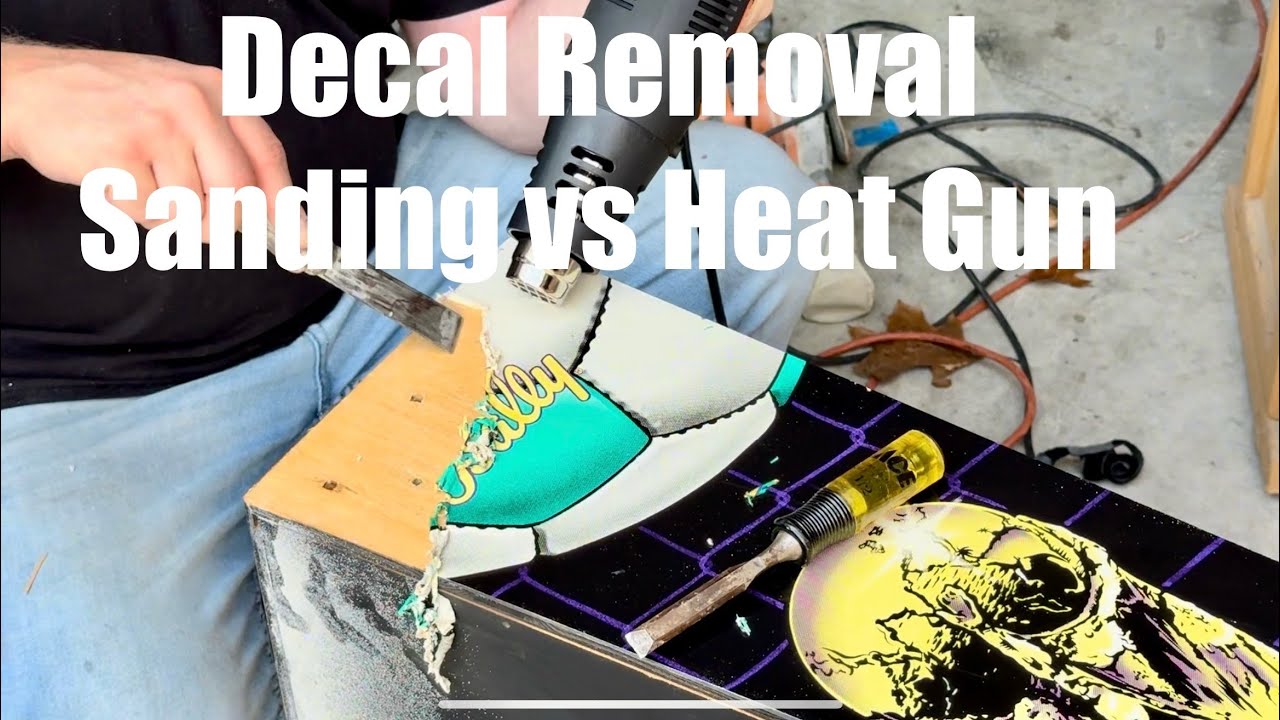 Extra Ball: Decal Removal - Sanding vs Heat Gun