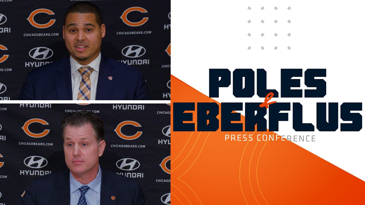 Ryan Poles and Matt Eberflus introductory press conference | Chicago Bears
