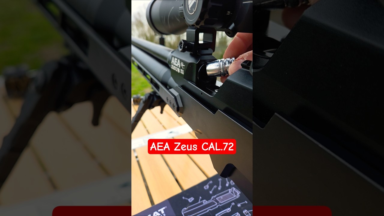 Zeus cal.72 ! Le monstre  #hunting #airgunshooting #gogun