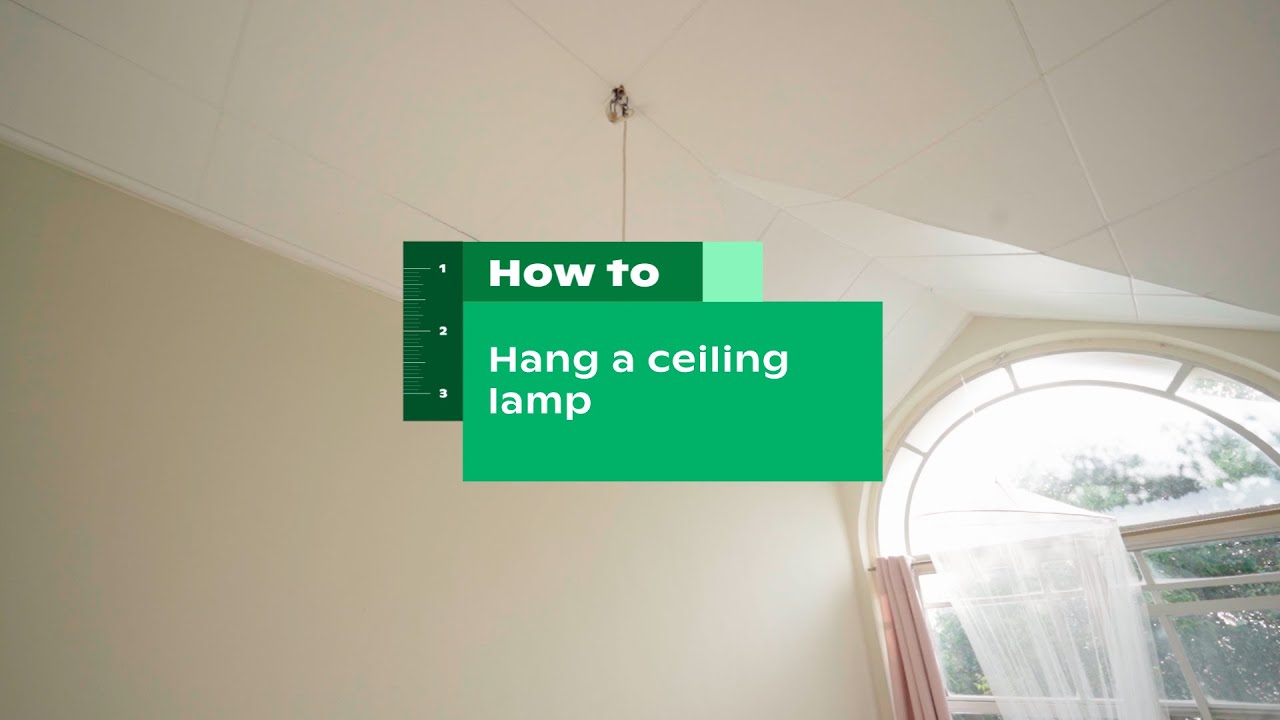 How to Hang a Ceiling Lamp