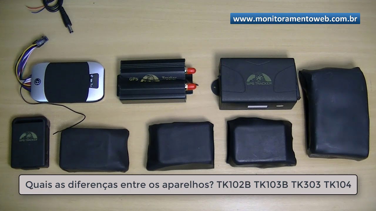 Diferencas entre rastreadores TK102 TK103 TK104 TK303 TK305