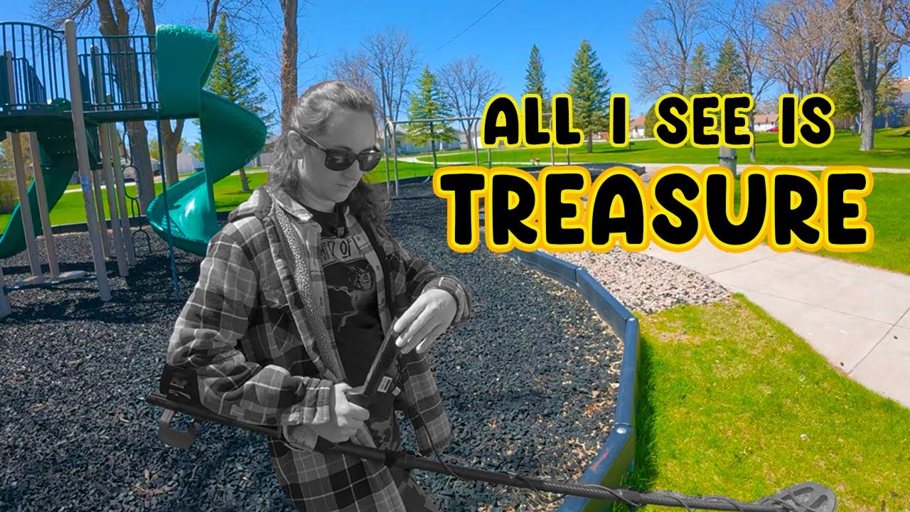 Metal Detecting A Tot Lot Overflowing With Targets!