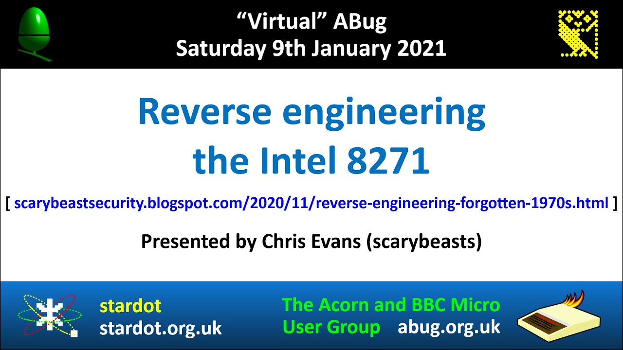 ABug 10: Reverse Engineering the Intel 8271 (Chris Evans) Floppy Disc/Disk Controller FDC BBC Micro