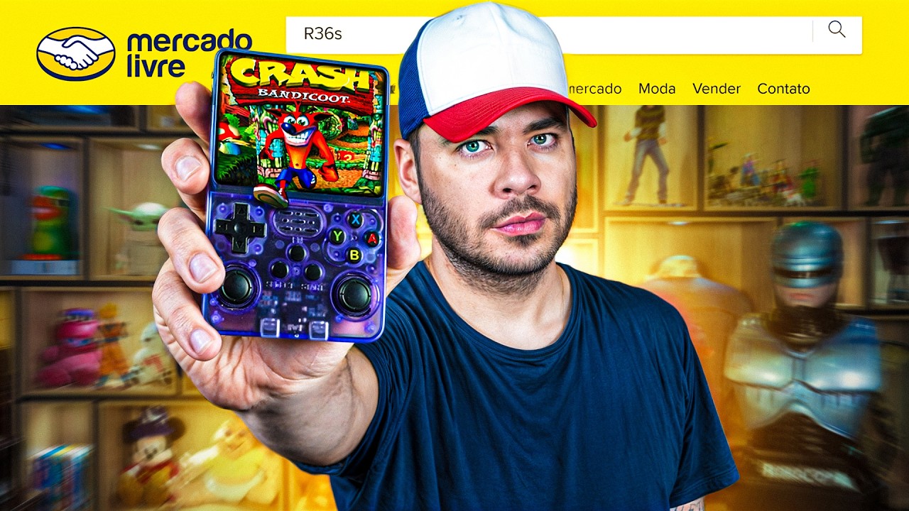 COMPREI o VIDEOGAME PORTÁTIL mais VENDIDO do Mercado Livre!