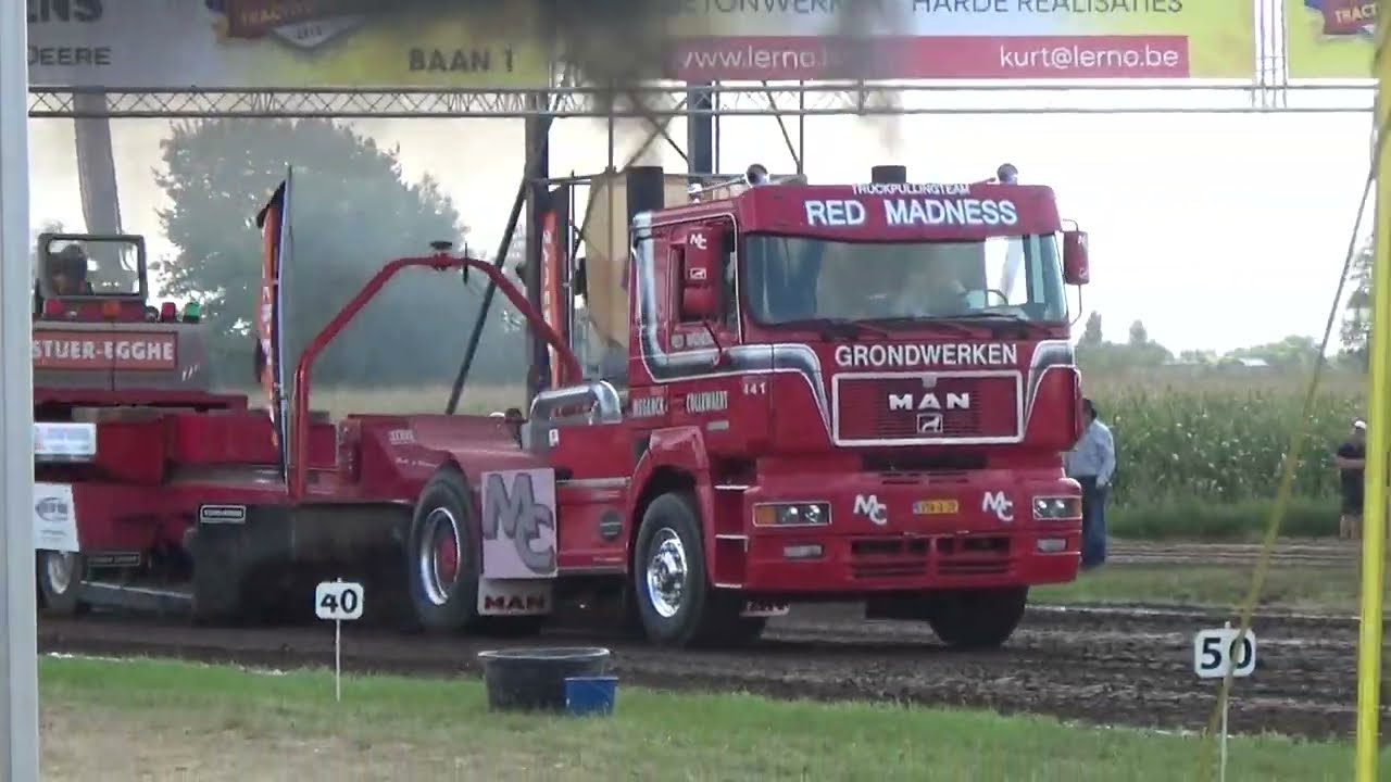 Tractorpulling Zele 2025 Demo Trucks.
