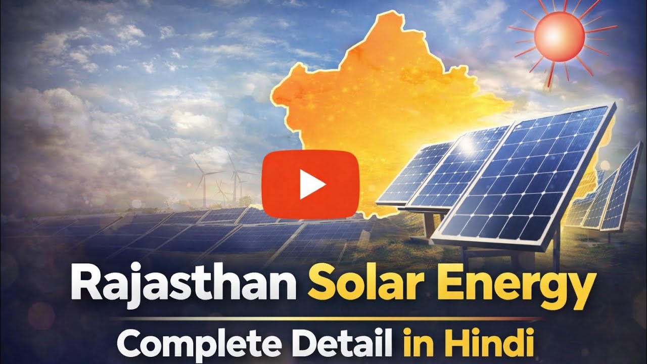 Rajasthan Solar Energy । राजस्थान में सौर्य ऊर्जा