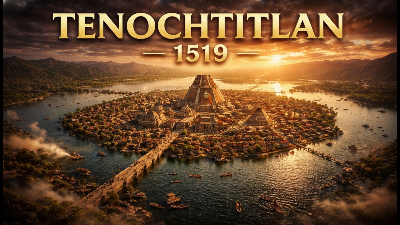 TENOCHTITLÁN 1519: La Ciudad Más Avanzada del Mundo que Superaba a Europa | Reconstrucción con IA