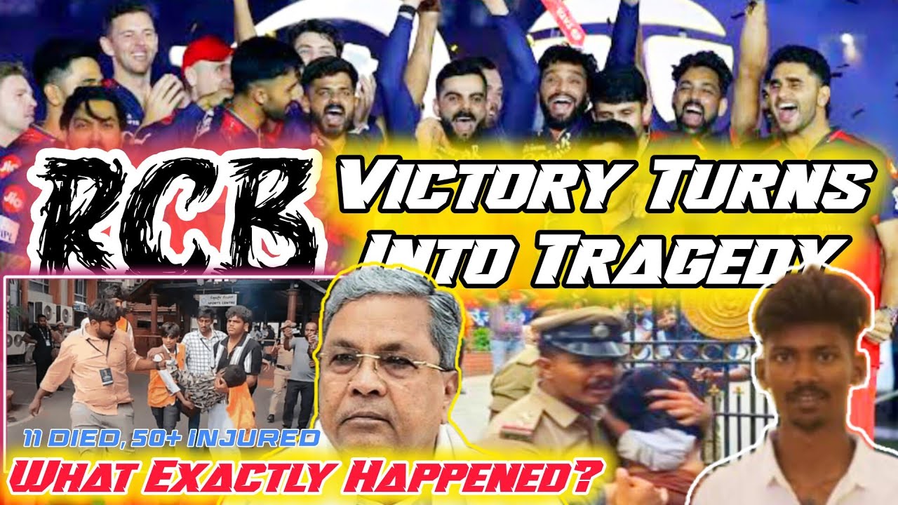 Chinnaswwamy Stadium Stampede Explained: RCB IPL 2025 Victory Parade Tragedy | Najeeb Ur Rehman