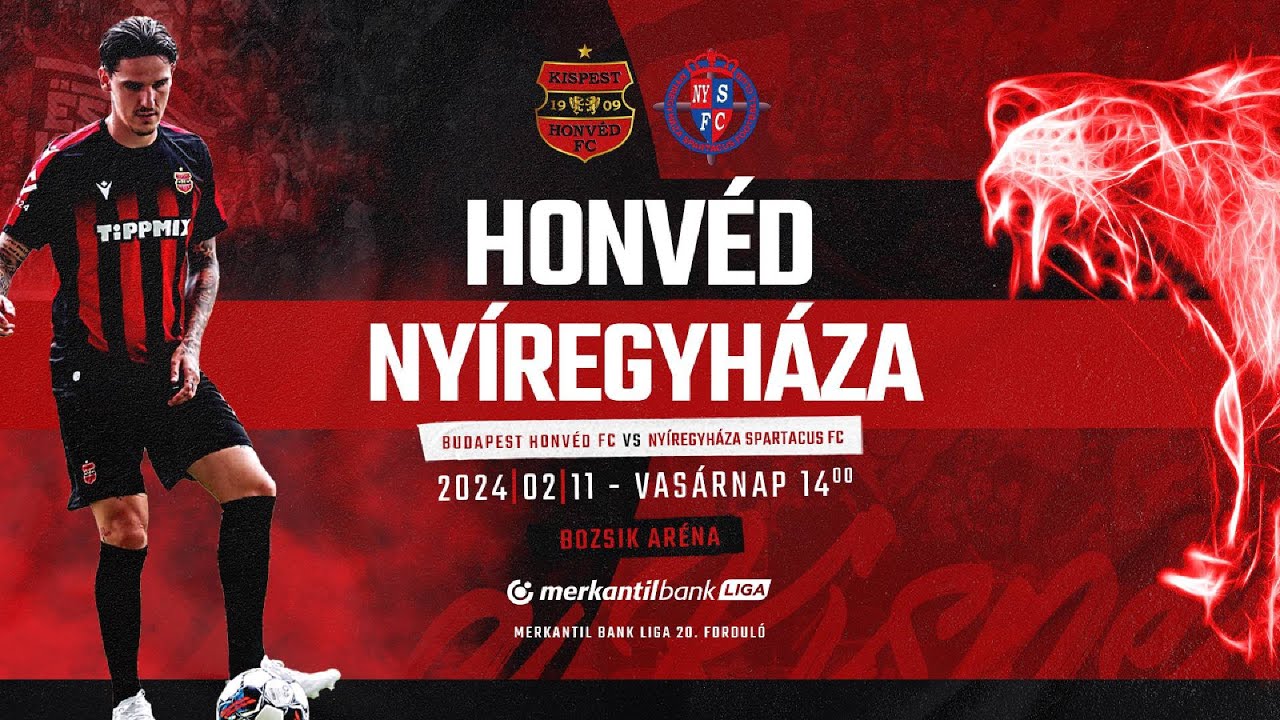 Budapest Honvéd – Nyíregyháza Spartacus