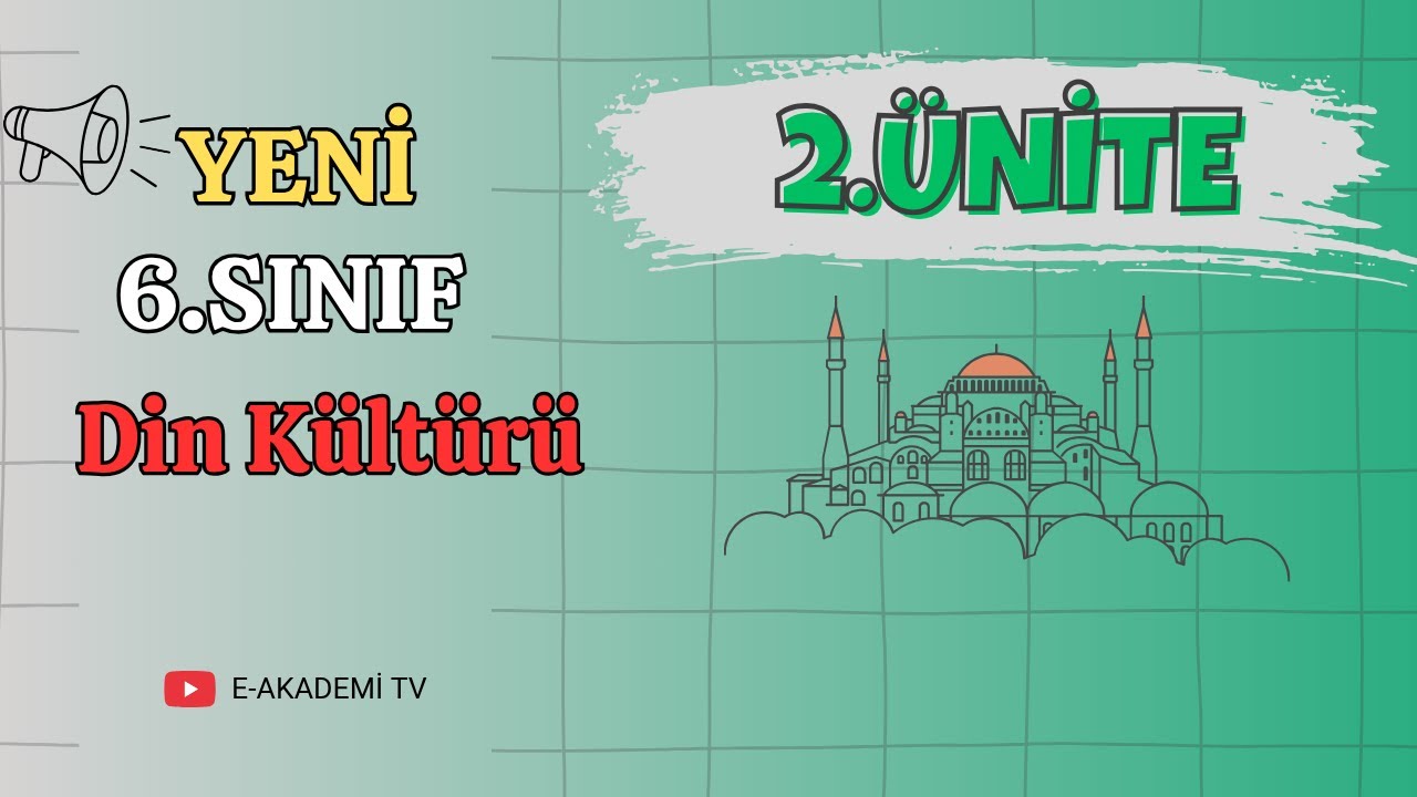 6 Din Kültürü 2.Ünite:Ramazan ve Oruç