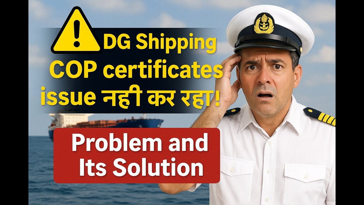 DG Shipping Aapka COP Certificate Issue Kyu Nahi Kar Rha Hai? #COP-Certificate #dgshipping