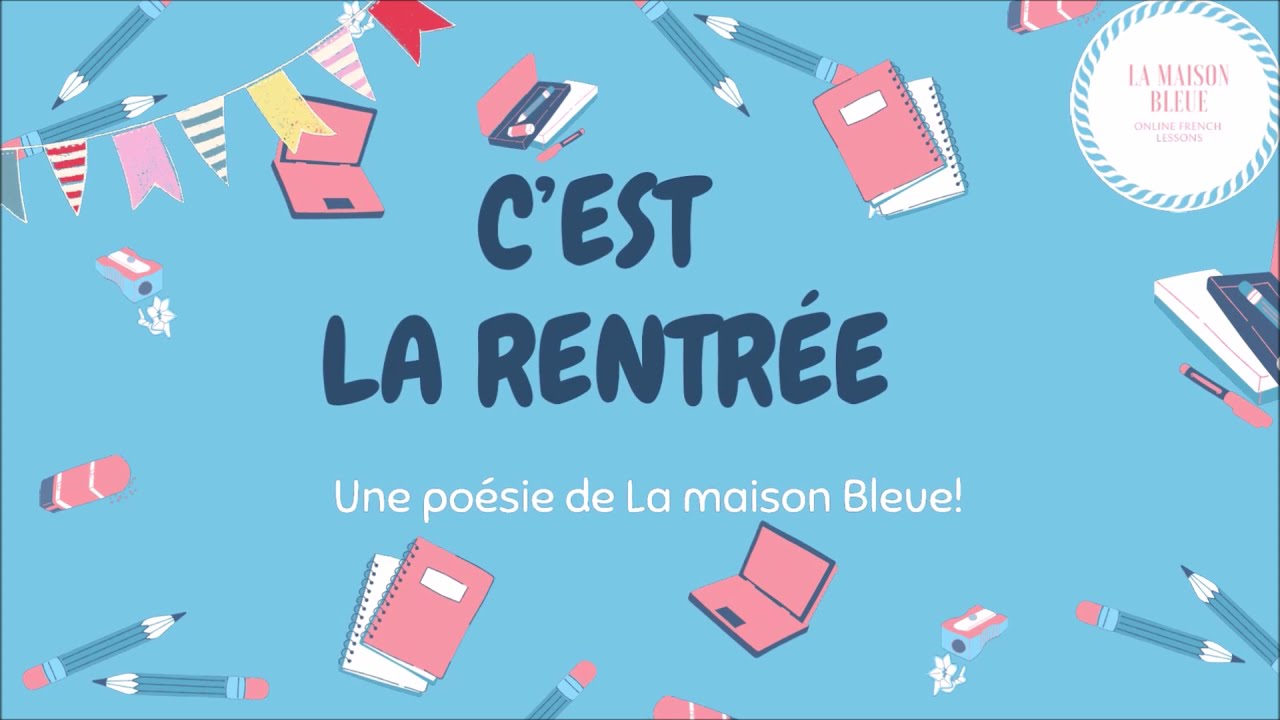 C'est la rentrée!