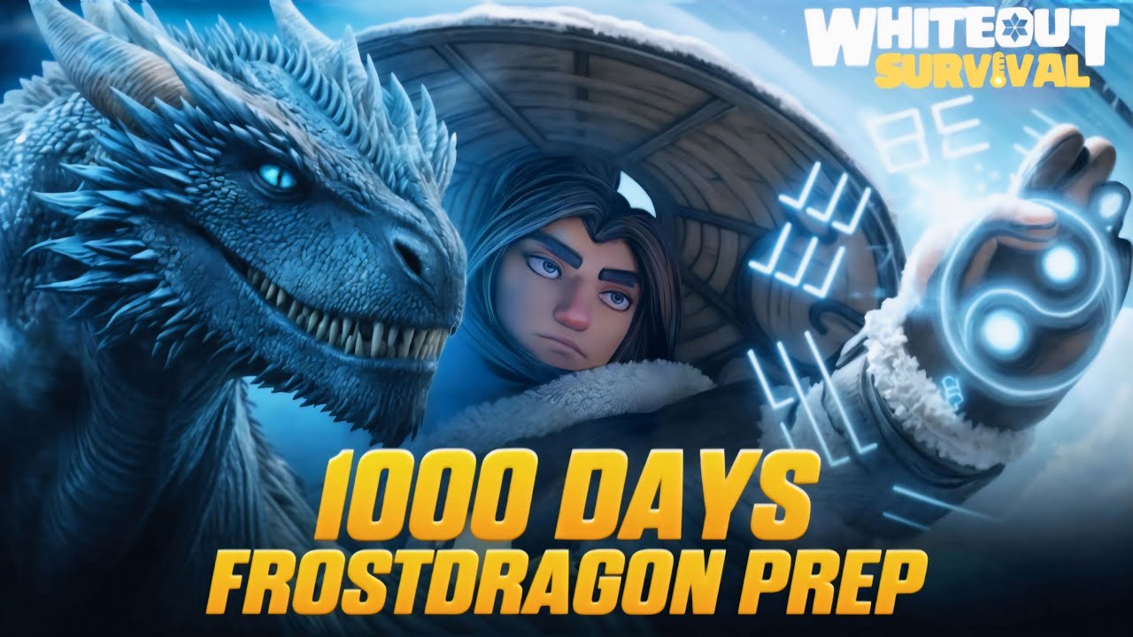 Whiteout survival 1000 DAYS OF TROOP TRAINING ($1000 SPENDING) FROSTDRAGON TYRANT RampageR