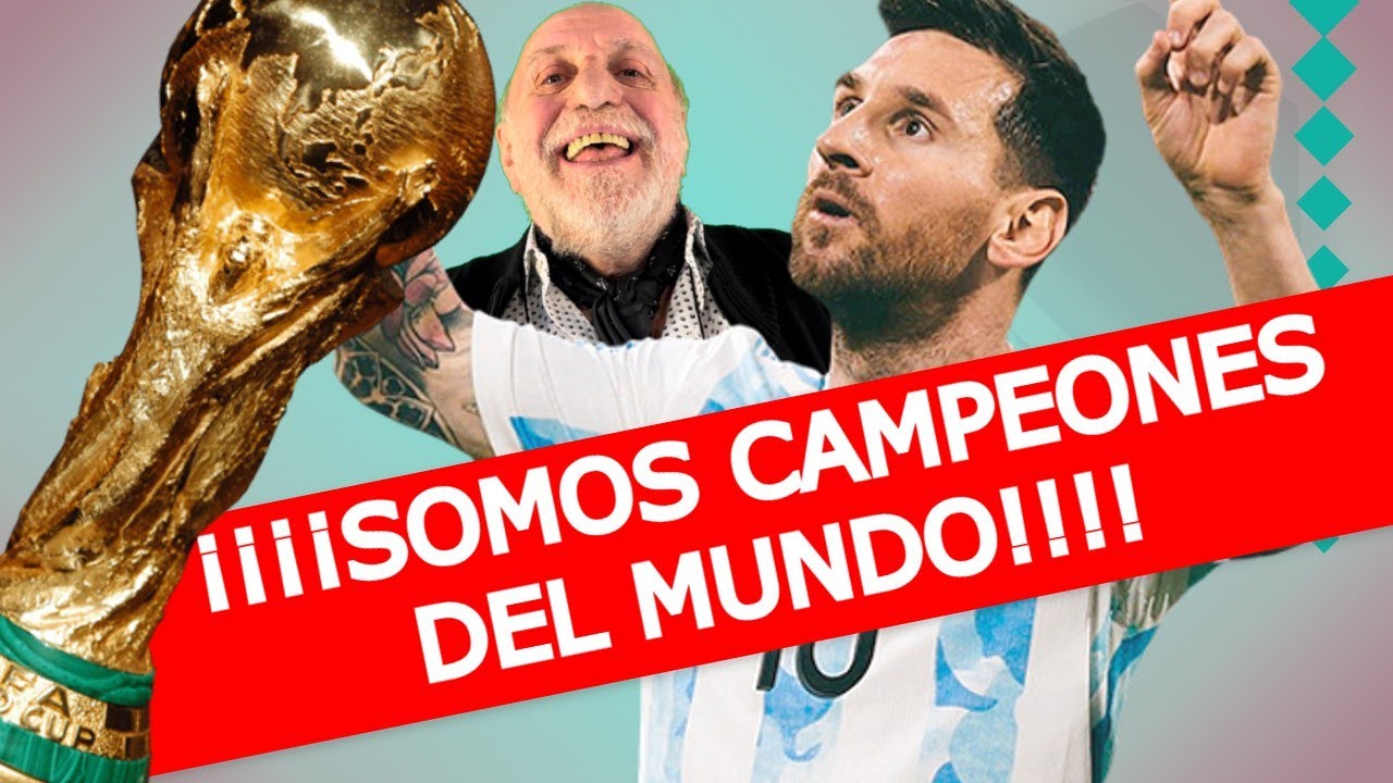 ARGENTINA CAMPEON DEL MUNDO!!! VAMOS MESSI!! SUFRIMIENTO Y EMOCION PURA! TE AMO ARGENTINA! 🏆🇦🇷