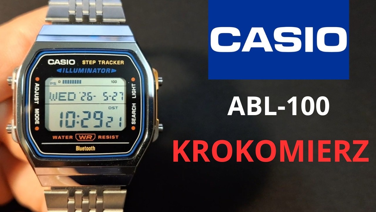 Casio ABL-100WE - Krokomierz ala Vintage